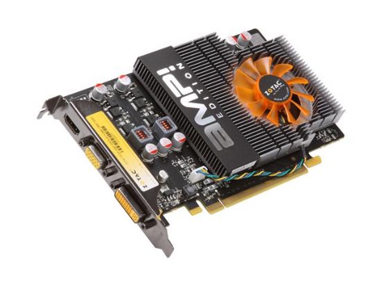 Picture of ZOTAC ZT-20405-10L AMP! GeForce GT 240 512MB 128-bit GDDR5 PCI Express 2.0 x16 HDCP Ready Video Card