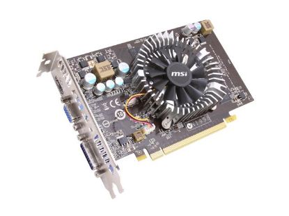 Picture of MSI N240GT MD512 OC D5 GeForce GT 240 512MB 128-bit GDDR5 PCI Express 2.0 x16 HDCP Ready Video Card