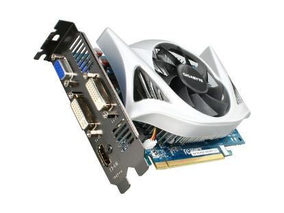 Picture of GIGABYTE GV N240OC 1GI GeForce GT 240 1GB 128-bit GDDR5 PCI Express 2.0 x16 HDCP Ready Video Card