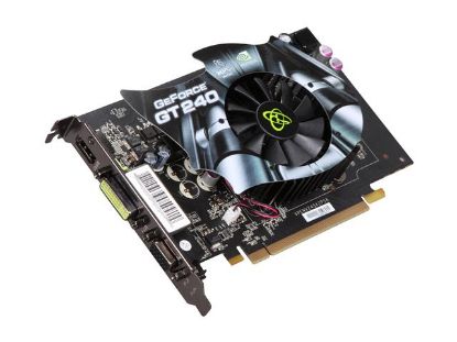 Picture of XFX GT-240X ZHFC GeForce GT 240 1GB 128-bit DDR5 PCI Express 2.0 x16 HDCP Ready Video Card