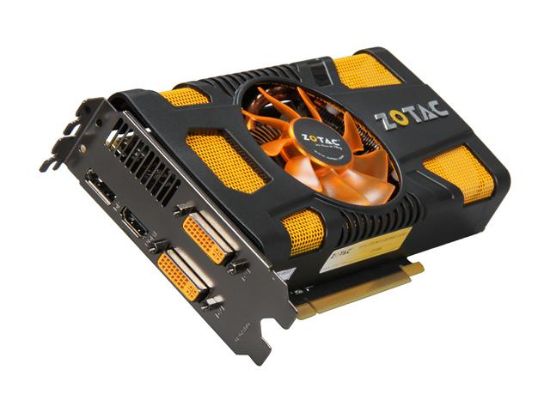 Picture of ZOTAC ZT-50301-10M GeForce GTX 560 Ti (Fermi) 1GB 256-bit GDDR5 PCI Express 2.0 x16 HDCP Ready SLI Support Video Card