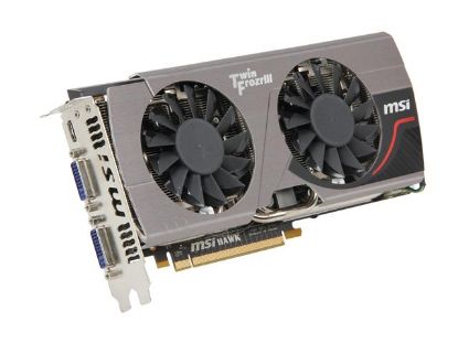 Picture of MSI N560GTX TI HAWK GeForce GTX 560 Ti (Fermi) 1GB 256-bit GDDR5 PCI Express 2.0 x16 HDCP Ready SLI Support Video Card