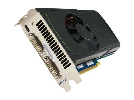 Picture of PNY VCGGTX560TXPB GeForce GTX 560 Ti (Fermi) 1GB 256-bit GDDR5 PCI Express 2.0 x16 HDCP Ready SLI Support Video Card