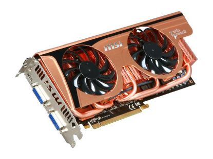 Picture of MSI N465GTX TWIN FROZR II GE GeForce GTX 465 (Fermi) 1GB 256-bit GDDR5 PCI Express 2.0 x16 HDCP Ready SLI Support Video Card