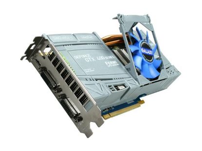 Picture of GALAXY 60XGH3HS3CUD GeForce GTX 465 (Fermi) 1GB 256-bit DDR5 PCI Express 2.0 x16 HDCP Ready SLI Support Video Card