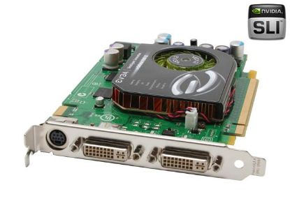 Picture of EVGA 256-P2-N553 A3 GeForce 7600GT 256MB 128-bit GDDR3 PCI Express x16 SLI Supported Video Card