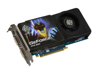 Picture of BFG BFGEGTS2501024E GeForce GTS 250 1GB 256-bit GDDR3 PCI Express 2.0 x16 HDCP Ready SLI Support Video Card