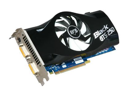 Picture of ECS NBGTS2502GMUF Black GeForce GTS 250 2GB 256-bit DDR3 PCI Express 2.0 x16 HDCP Ready SLI Support Video Card