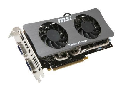 Picture of MSI N250GTS-TWIN-FROZR-1G-OC GeForce GTS 250 1GB 256-bit GDDR3 PCI Express 2.0 x16 HDCP Ready SLI Support Video Card