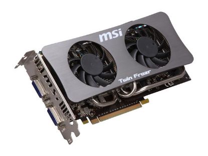 Picture of MSI N250GTS-TWIN-FROZR GeForce GTS 250 512MB 256-bit GDDR3 PCI Express 2.0 x16 HDCP Ready SLI Support Video Card