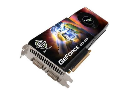 Picture of BFG BFGEGTX275896OCXE GeForce GTX 275 896MB 448-bit GDDR3 PCI Express 2.0 x16 HDCP Ready SLI Support Video Card