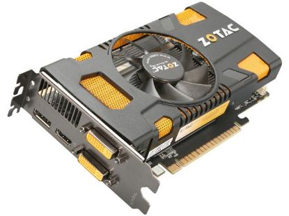 Picture of ZOTAC ZT-50402-10L AMP! GeForce GTX 550 Ti (Fermi) 1GB 192-bit GDDR5 PCI Express 2.0 x16 HDCP Ready SLI Support Video Card