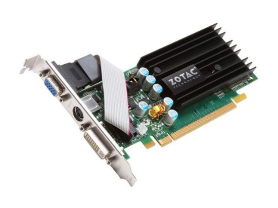 Picture of ZOTAC ZT-62LE120-HSS GeForce 6200LE 128MB 64-bit DDR PCI Express x16 Video Card