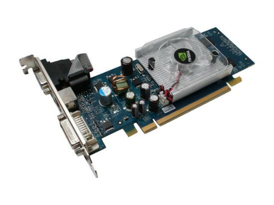 Picture of ECS N7300GS-256DZL GeForce 7300GS 256MB 64-bit GDDR2 PCI Express x16 Video Card