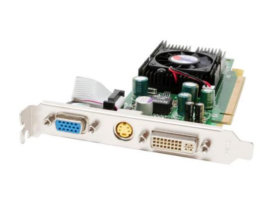 Picture of JATON VIDEOPX7300GS256 GeForce 7300GS 256MB 64-bit GDDR2 PCI Express x16 Low Profile Ready Video Card