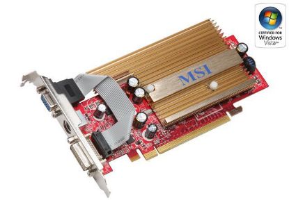 Picture of MSI NX7300GS TD256EH GeForce 7300GS 256MB 64-bit GDDR2 PCI Express x16 SLI Support Video Card