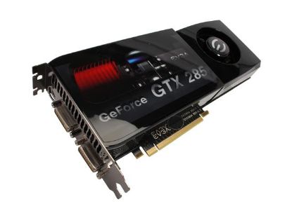 Picture of EVGA 02G-P3-1186 T1 GeForce GTX 285 Superclocked Edition 2GB 512-bit DDR3 PCI Express 2.0 x16 HDCP Ready SLI Supported Video Card