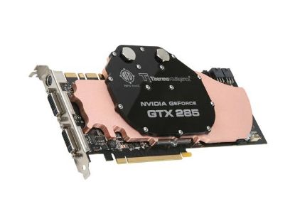 Picture of BFG BFGEGTX2851024H2OCWE GeForce GTX 285 H2OC 1GB 512-bit GDDR3 PCI Express 2.0 x16 HDCP Ready SLI Supported Video Card with ThermoInt