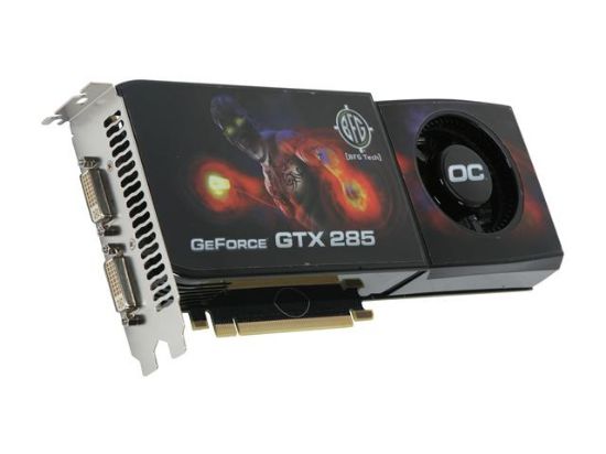 Picture of BFG BFGEGTX2851024OCBE GeForce GTX 285 1GB 512-bit GDDR3 PCI Express 2.0 x16 HDCP Ready SLI Support Video Card