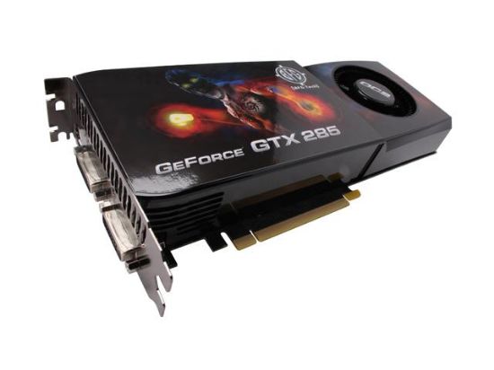 Picture of BFG BFGEGTX2851024OC2E GeForce GTX 285 1GB 512-bit GDDR3 PCI Express 2.0 x16 HDCP Ready SLI Support Video Card