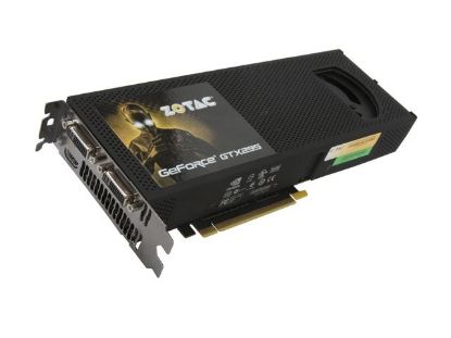 Picture of ZOTAC ZT 295E3MA FSP GeForce GTX 295 1792MB 896 (448 x 2)-bit GDDR3 PCI Express 2.0 x16 HDCP Ready SLI Support Video Card