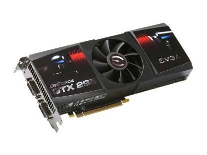 Picture of EVGA 017P31298T3 GeForce GTX 295 FTW Edition 1792MB 896 (448 x 2)-bit DDR3 PCI Express 2.0 x16 HDCP Ready SLI Supported Video Card