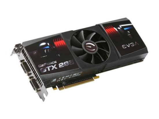 Picture of EVGA 017-P3-1298 TR GeForce GTX 295 FTW Edition 1792MB 896 (448 x 2)-bit DDR3 PCI Express 2.0 x16 HDCP Ready SLI Supported Video Card