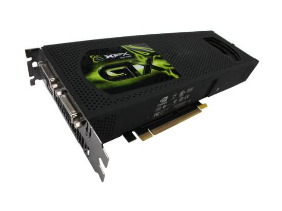 Picture of XFX GX295NHHFF GeForce GTX 295 1792MB 896 (448 x 2)-bit GDDR3 PCI Express 2.0 x16 HDCP Ready SLI Support Video Card