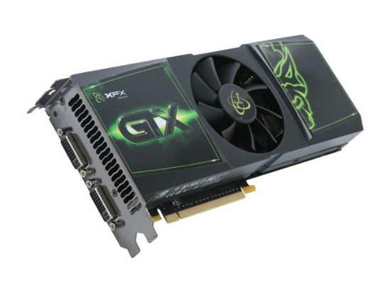 Picture of XFX GX 295N HWFF GeForce GTX 295 1792MB 896 (448 x 2)-bit GDDR3 PCI Express 2.0 x16 HDCP Ready SLI Support Video Card