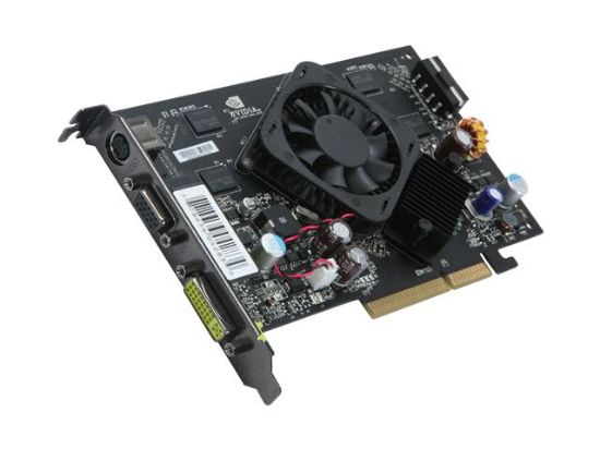 Picture of XFX PVT73KYAL GeForce 7600GS 512MB 128-bit DDR2 AGP 8X HDCP Ready Video Card