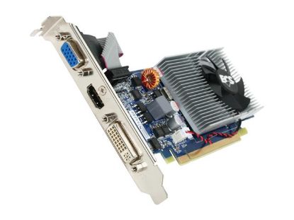 Picture of ECS NG210C 1GQS F1 GeForce 210 1GB 128-bit DDR2 PCI Express 2.0 x16 HDCP Ready Low Profile Ready Video Card