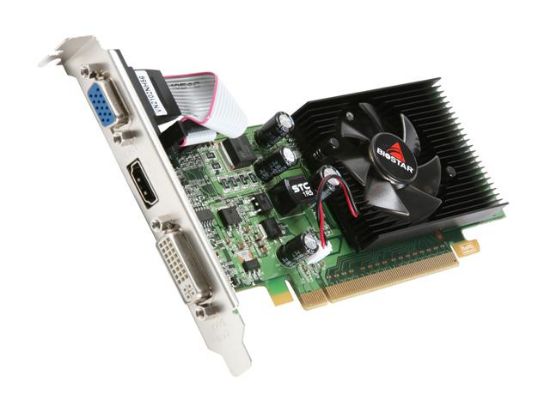 Picture of BIOSTAR VN2102NH56 GeForce 210 512MB 64-bit DDR2 PCI Express 2.0 x16 HDCP Ready Video Card