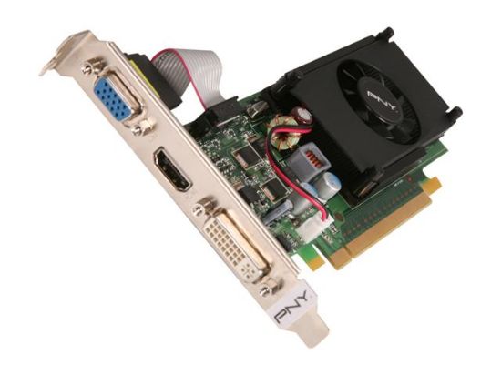 Picture of PNY VCGG2105XXB GeForce 210 512MB 64-bit DDR2 PCI Express 2.0 x16 HDCP Ready Video Card