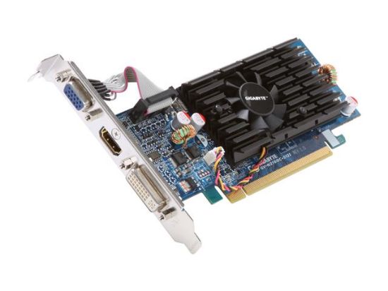 Picture of GIGABYTE GV-N210OC-512I GeForce 210 512MB 64-bit GDDR2 PCI Express 2.0 x16 HDCP Ready Video Card