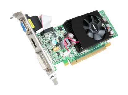 Picture of PNY VCGGT2201XEB-S GeForce GT 220 1GB 128-bit DDR2 PCI Express 2.0 x16 HDCP Ready Video Card