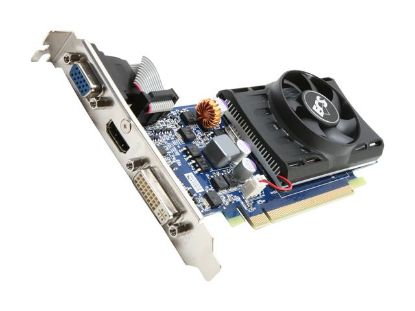 Picture of ECS NGT220C 512QZ F GeForce GT 220 512MB 128-bit DDR2 PCI Express 2.0 x16 HDCP Ready Low Profile Ready Video Card