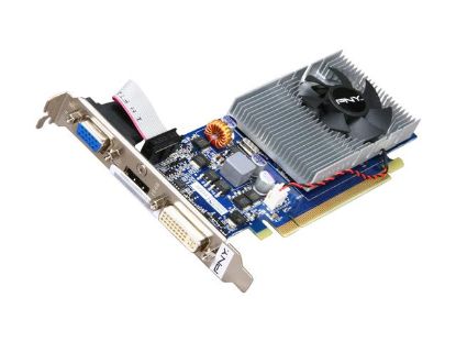 Picture of PNY GMGT22WN2E1FH+0TE4AYA GeForce GT 220 1GB 128-bit DDR2 PCI Express 2.0 x16 HDCP Ready Low Profile Ready Graphics Card