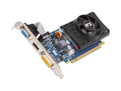 Picture of ECS NGT220C 1GQS F1 GeForce GT 220 1GB 128-bit DDR2 PCI Express 2.0 x16 HDCP Ready Low Profile Ready Video Card