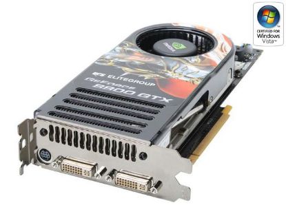 Picture of ECS N8800GTX 768MX GeForce 8800 GTX 768MB 384-bit GDDR3 PCI Express x16 HDCP Ready SLI Support Video Card