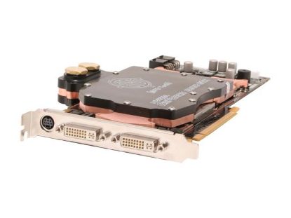 Picture of BFG BFGR88768GTXWC37E GeForce 8800 GTX 768MB 384-bit GDDR3 PCI Express x16 HDCP Ready SLI Support HDCP Video Card with 3/8 Fittings