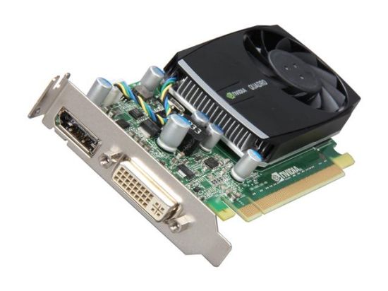 Picture of HP 642229-001 Quadro 400 512MB 64-bit DDR3 PCI Express 2.0 x16 Low Profile Workstation Video Card