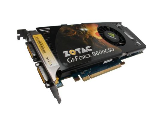 Picture of ZOTAC ZT 96SES4P FSL GeForce 9600 GSO 512MB 256-bit GDDR3 PCI Express 2.0 x16 HDCP Ready SLI Support Video Card