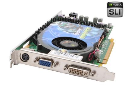 Picture of XFX PV T42G UAD7 GeForce 6800GS 256MB 256-bit GDDR3 PCI Express x16 SLI Support Video Card