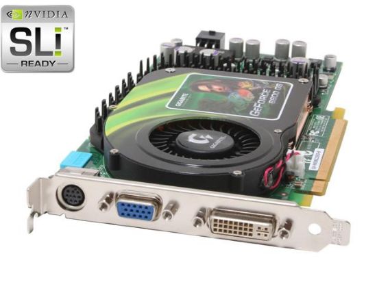 Picture of GIGABYTE GVNX68G256DB GeForce 6800GS 256MB 256-bit GDDR3 PCI Express x16 SLI Support Video Card