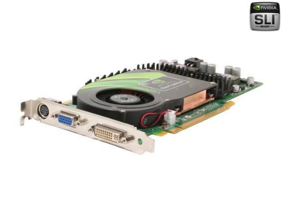 Picture of EVGA 256-P2-N386-RX GeForce 6800GS 256MB 256-bit GDDR3 PCI Express x16 SLI Support Video Card