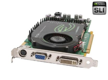 Picture of EVGA 256-P2-N391 KE GeForce 6800GS 256MB 256-bit GDDR3 PCI Express x16 SLI Support Video Card