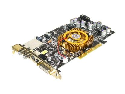 Picture of PNY PCFX5700APB GeForce FX 5700 128MB 128-bit DDR AGP 4X/8X Video Card