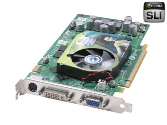 Picture of EVGA 256-P2-N383-T3 GeForce 6800 256MB 256-bit DDR PCI Express x16 SLI Support Video Card - OEM