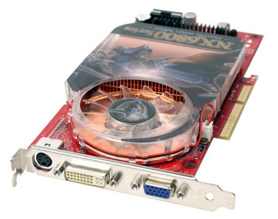 Picture of MSI 6800GT-TD256 GeForce 6800GT 256MB 256-bit GDDR3 AGP 4X/8X Video Card