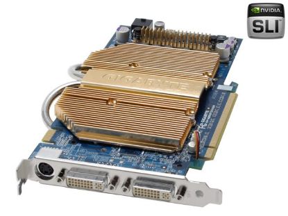 Picture of GIGABYTE GV NX68T256DH GeForce 6800GT 256MB 256-bit GDDR3 PCI Express x16 SLI Support Video Card